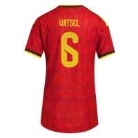 Camiseta Bélgica Axel Witsel #6 Primera Equipación Replica Mundial 2026 para mujer mangas cortas